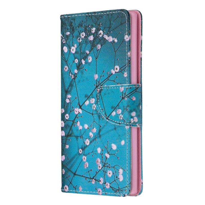 Housse Samsung Galaxy Note 10 Arbre En Fleurs Azurs