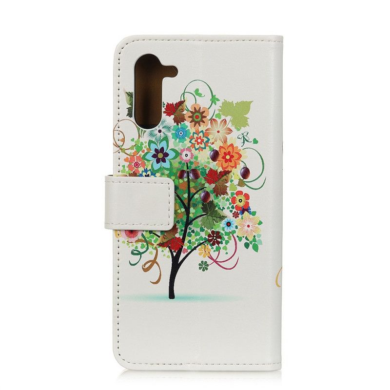 Housse Samsung Galaxy Note 10 Arbre Fleuri