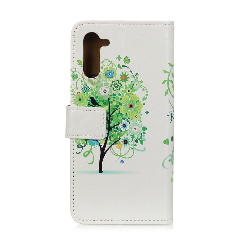 Housse Samsung Galaxy Note 10 Arbre Fleuri