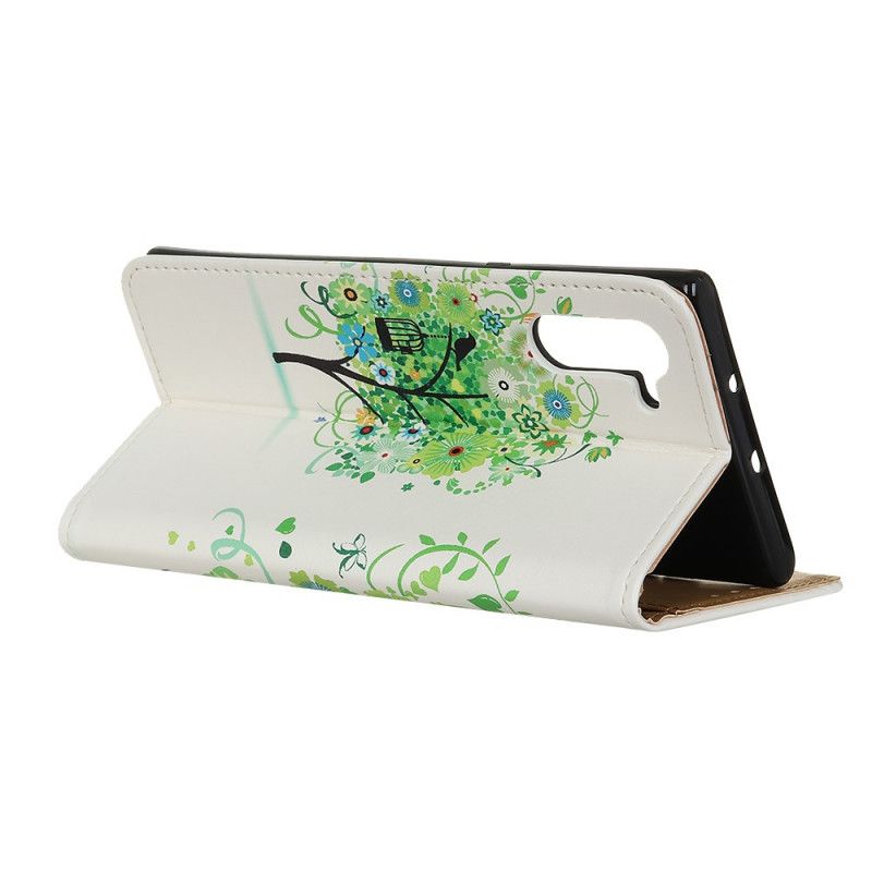 Housse Samsung Galaxy Note 10 Arbre Fleuri