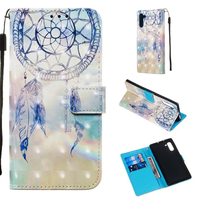 Housse Samsung Galaxy Note 10 Attrape Rêves Aquarelle