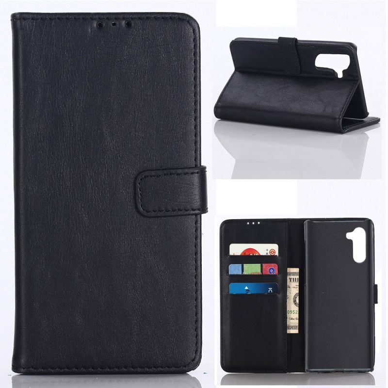 Housse Samsung Galaxy Note 10 Design Cuir Vintage