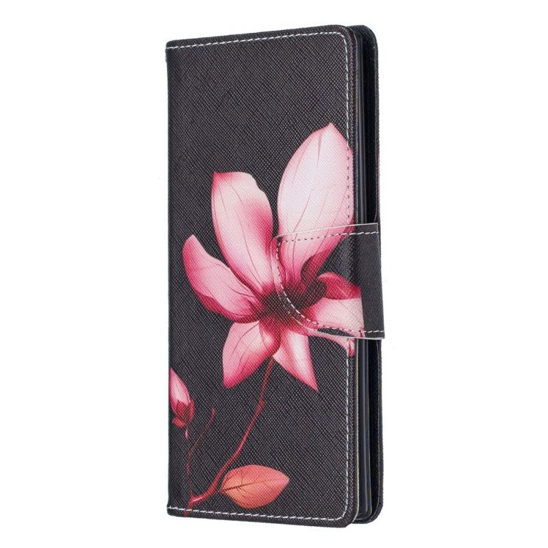 Housse Samsung Galaxy Note 10 Fleur Rose