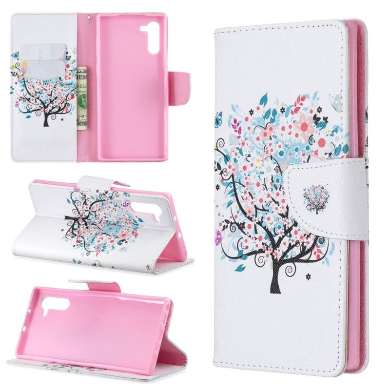 Housse Samsung Galaxy Note 10 Flowered Tree