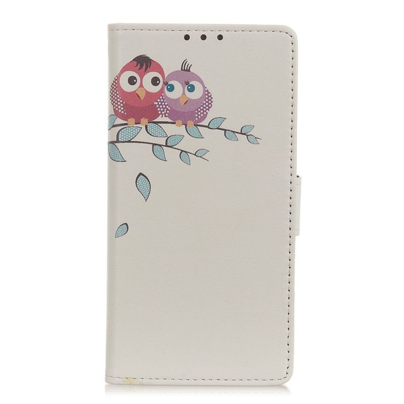 Housse Samsung Galaxy Note 10 Lite Couple De Hiboux Sur L'arbre