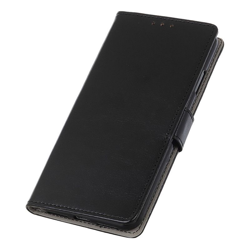 Housse Samsung Galaxy Note 10 Lite Effet Cuir Brillant Simple