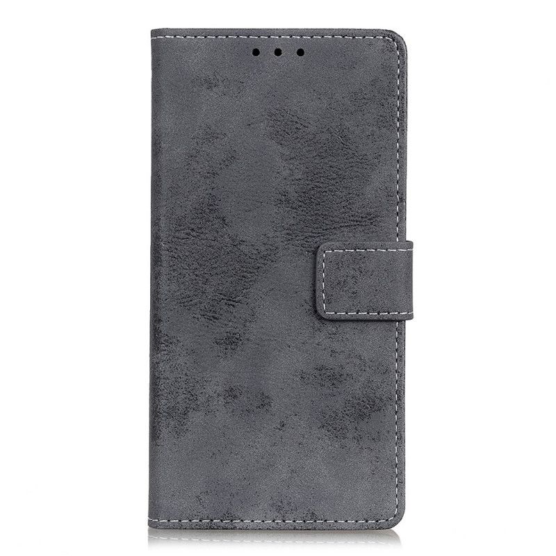 Housse Samsung Galaxy Note 10 Lite Effet Cuir Vintage