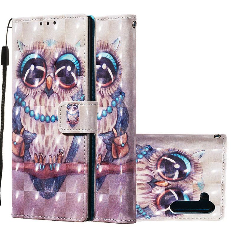 Housse Samsung Galaxy Note 10 Miss Hibou