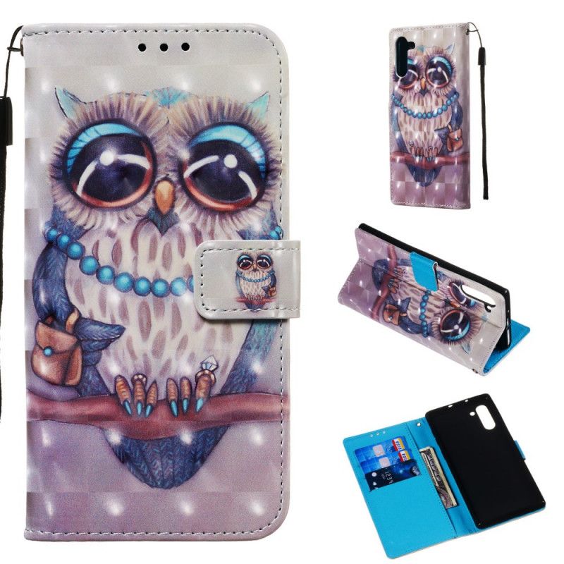 Housse Samsung Galaxy Note 10 Miss Hibou