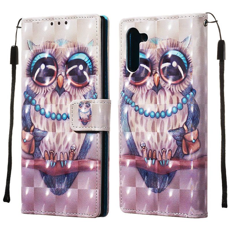 Housse Samsung Galaxy Note 10 Miss Hibou