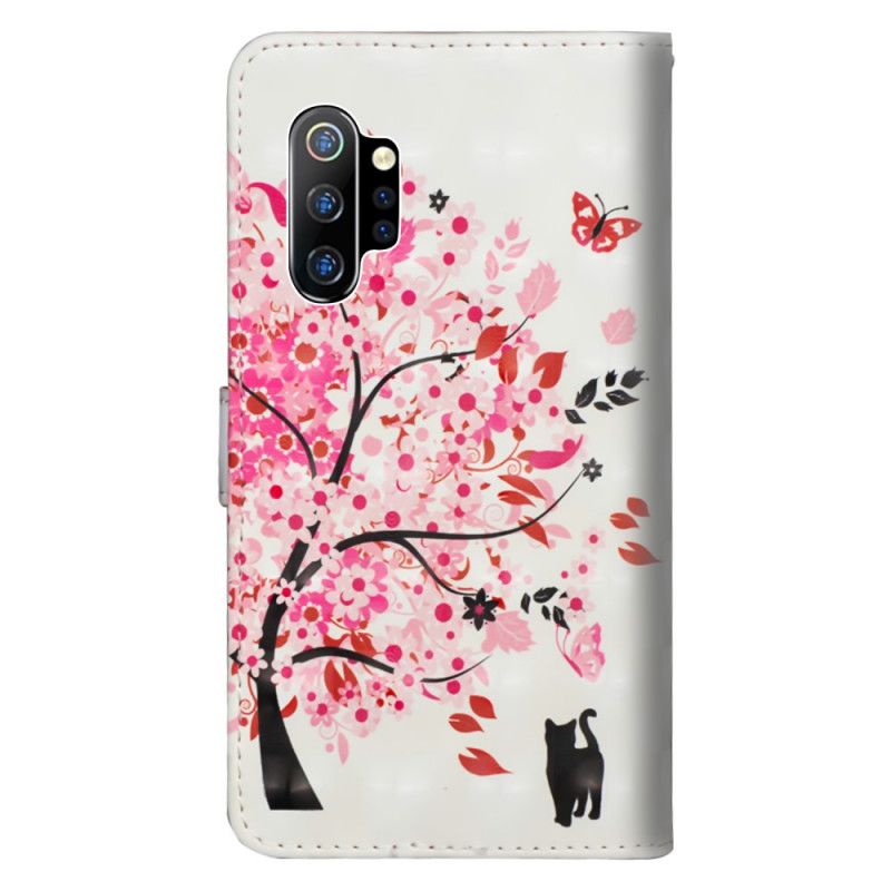 Housse Samsung Galaxy Note 10 Plus Arbre Rose