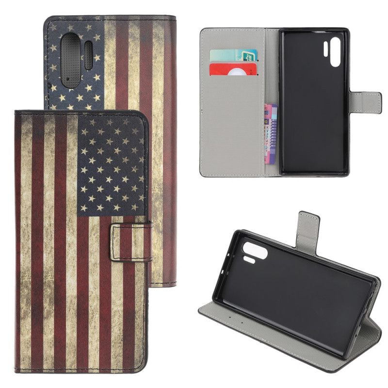 Housse Samsung Galaxy Note 10 Plus Drapeau Américain