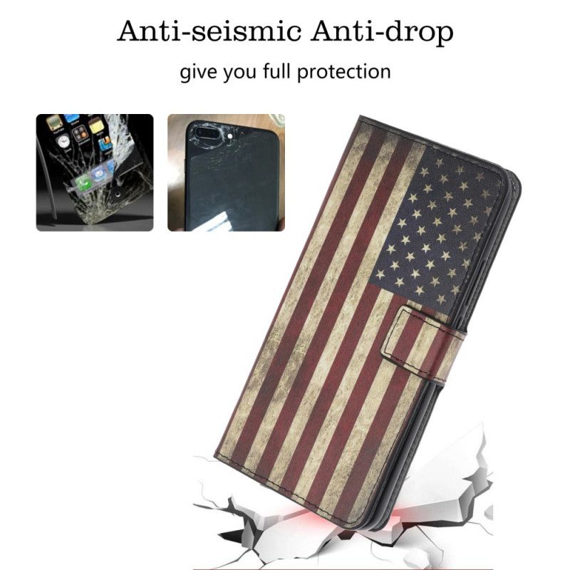 Housse Samsung Galaxy Note 10 Plus Drapeau Américain