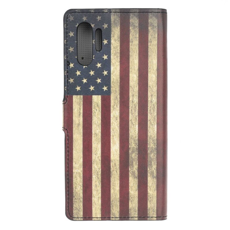 Housse Samsung Galaxy Note 10 Plus Drapeau Américain