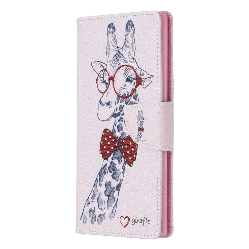 Étui Housse Samsung Galaxy Note 10 Plus Girafe Intello