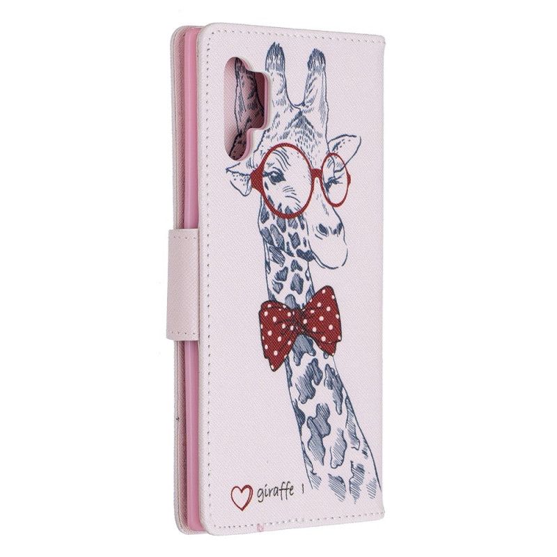 Étui Housse Samsung Galaxy Note 10 Plus Girafe Intello