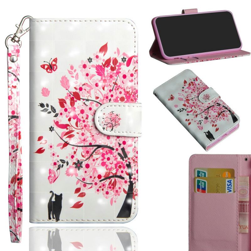 Housse Samsung Galaxy Note 20 Arbre Rose