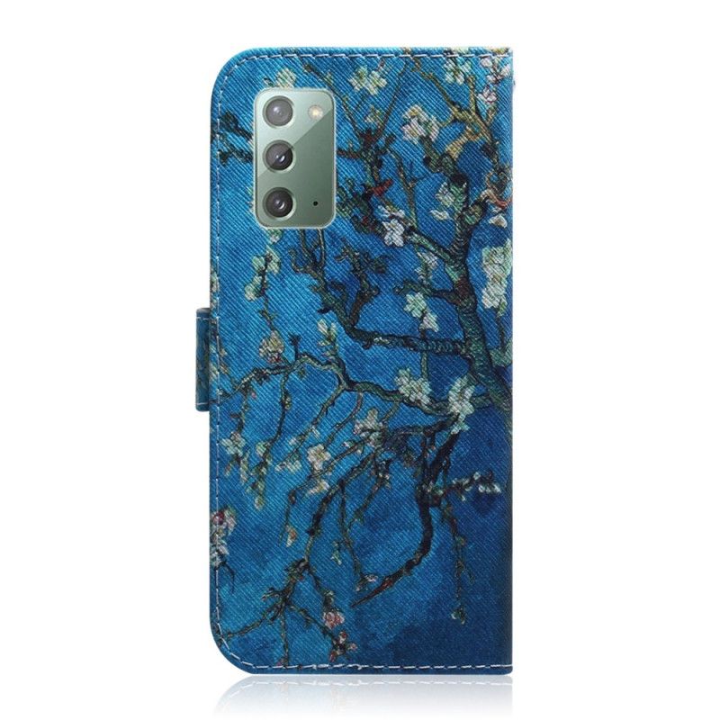 Housse Samsung Galaxy Note 20 Branche D'arbre Fleuri