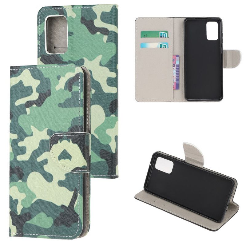 Étui Housse Samsung Galaxy Note 20 Camouflage Militaire
