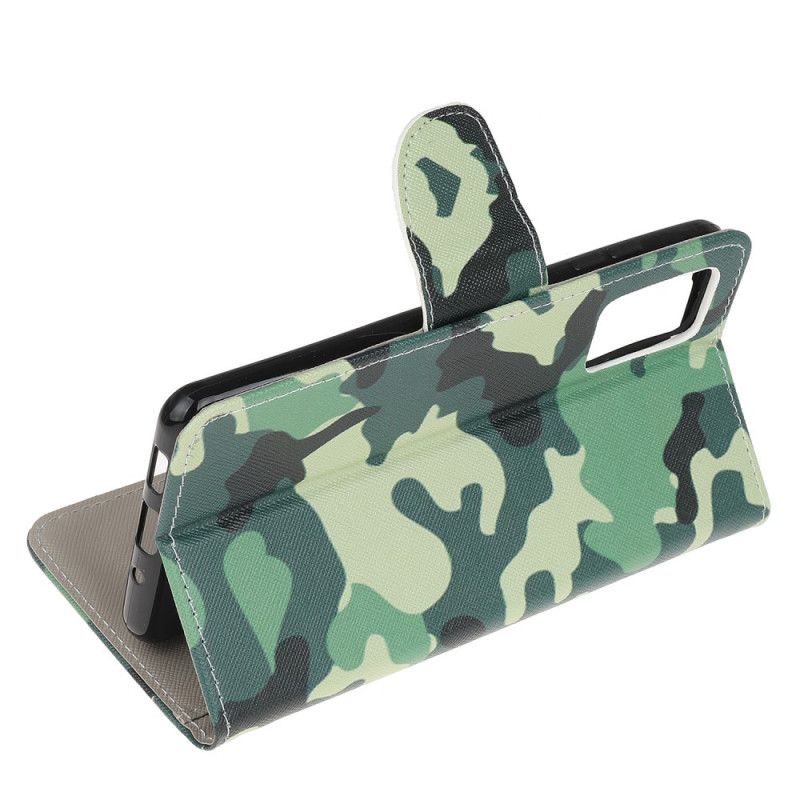 Étui Housse Samsung Galaxy Note 20 Camouflage Militaire