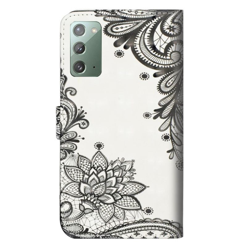 Housse Samsung Galaxy Note 20 Chic Dentelle