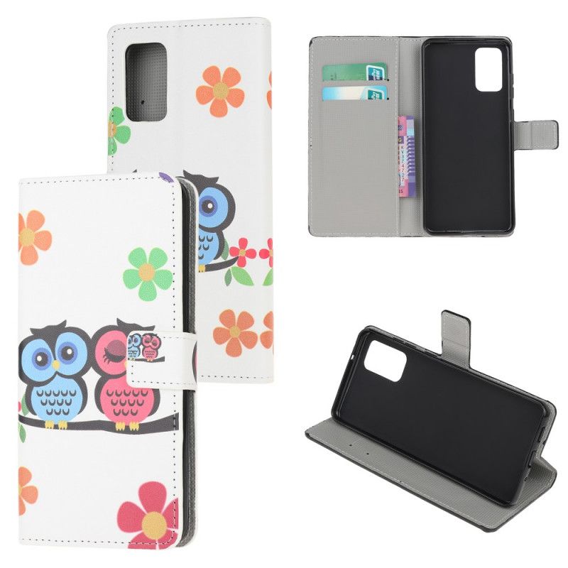 Housse Samsung Galaxy Note 20 Couple De Hiboux