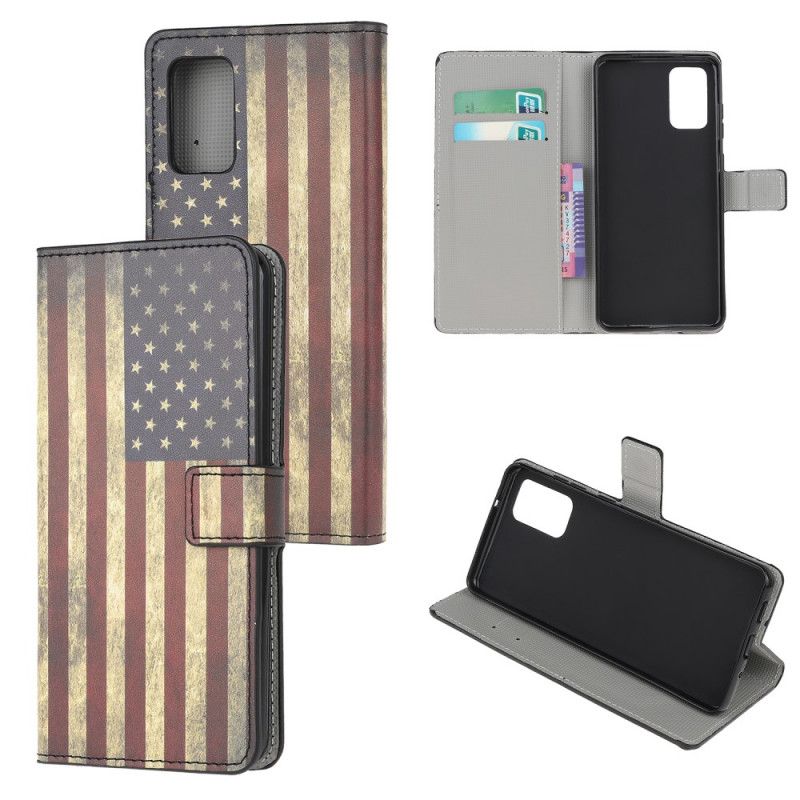 Housse Samsung Galaxy Note 20 Drapeau Usa