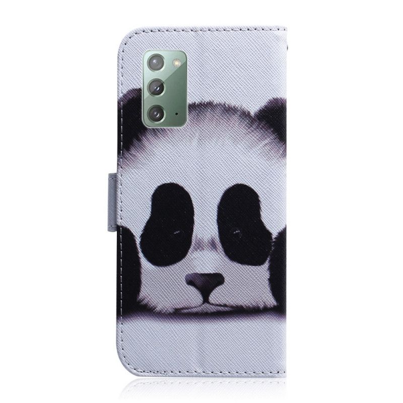 Housse Samsung Galaxy Note 20 Face De Panda