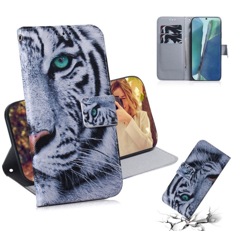 Housse Samsung Galaxy Note 20 Face De Tigre