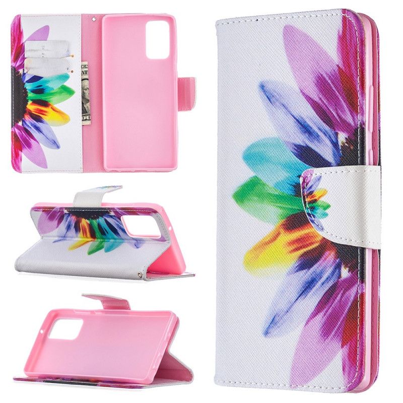 Housse Samsung Galaxy Note 20 Fleur Aquarelle