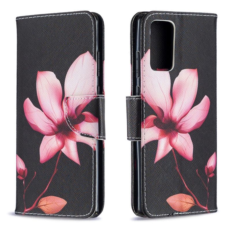 Housse Samsung Galaxy Note 20 Fleur Rose