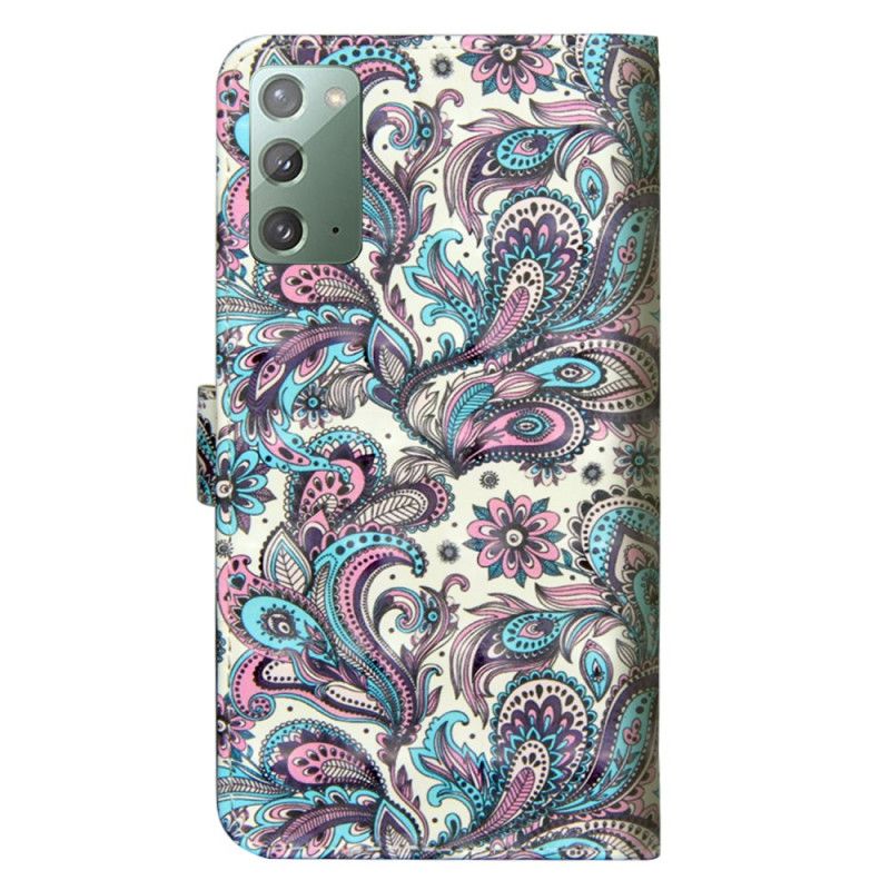 Housse Samsung Galaxy Note 20 Fleurs Motifs