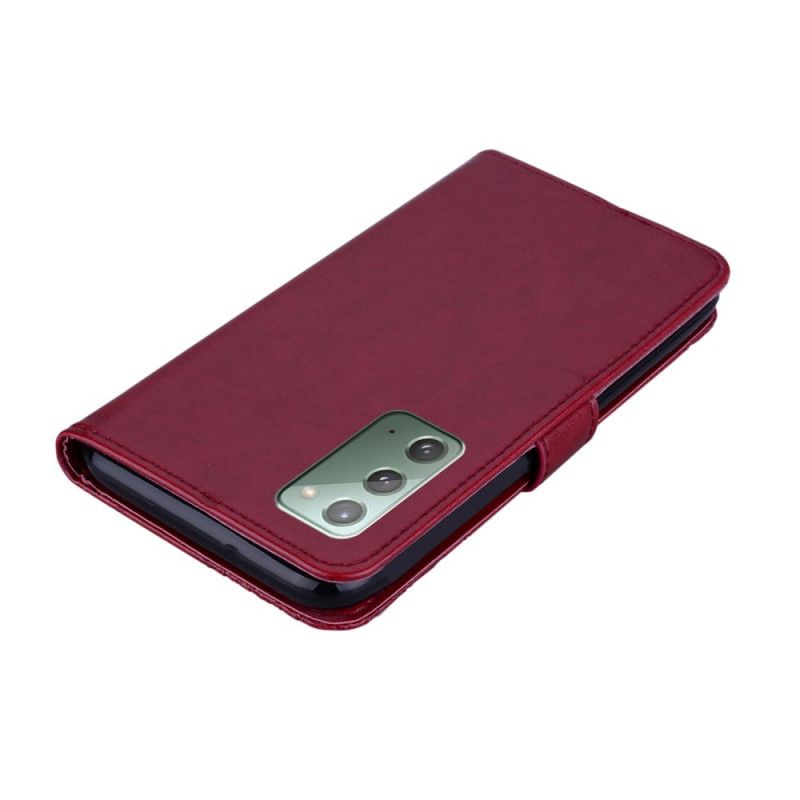 Housse Samsung Galaxy Note 20 Hibou Mandala Et Breloque