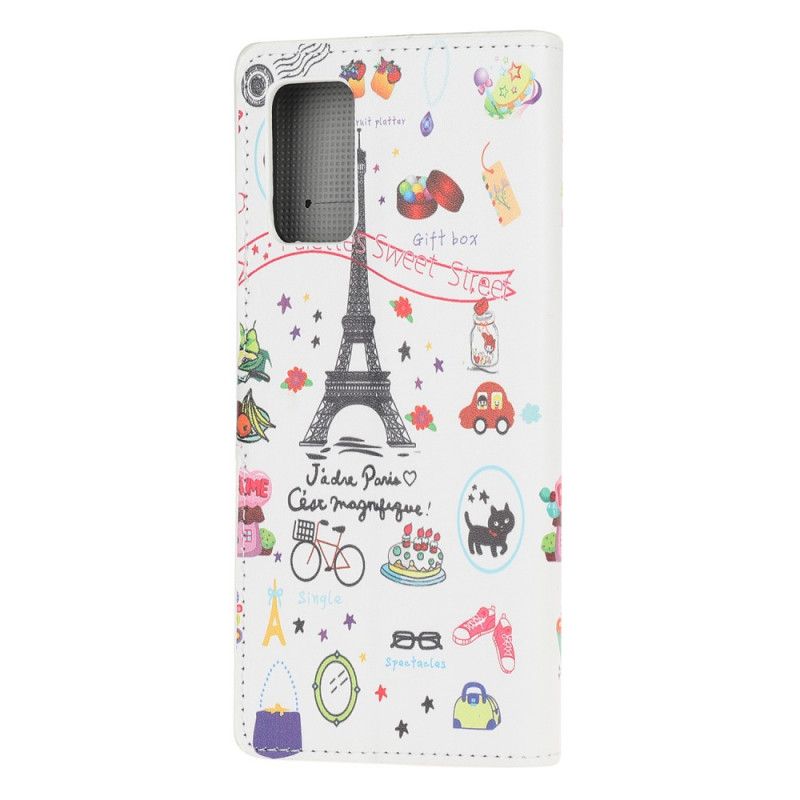 Housse Samsung Galaxy Note 20 J'adore Paris