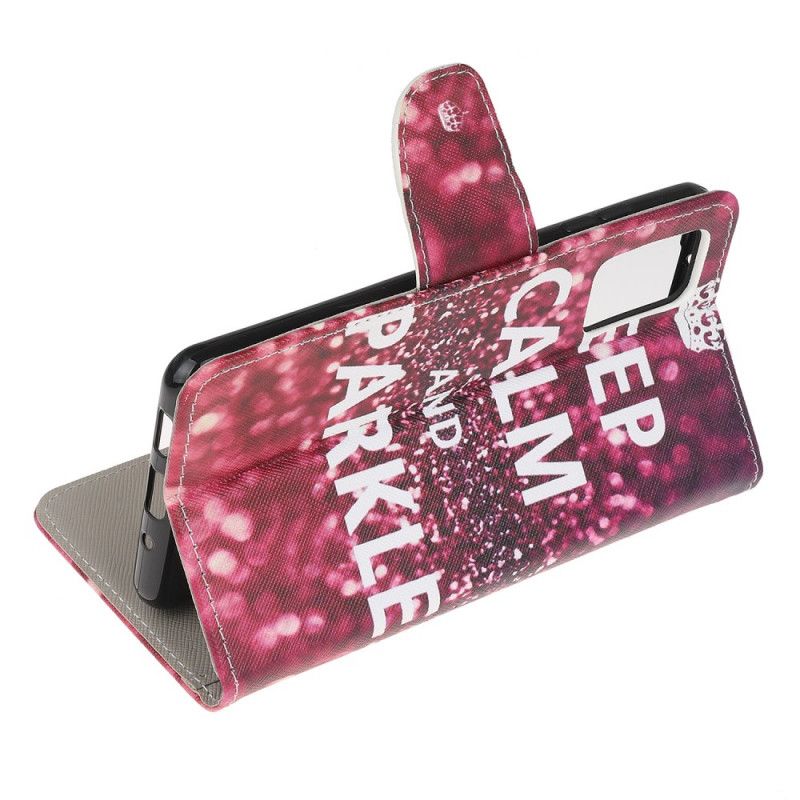 Housse Samsung Galaxy Note 20 Keep Calm And Sparkle