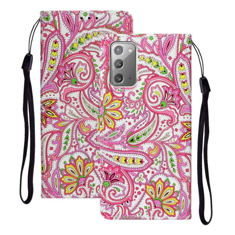 Housse Samsung Galaxy Note 20 Motifs Floraux