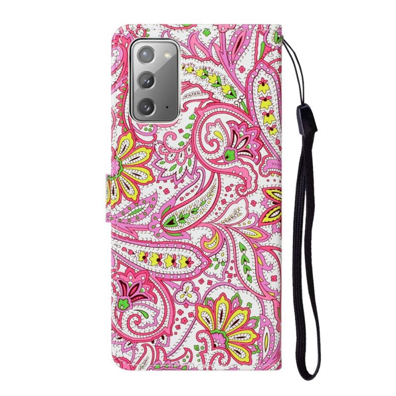 Housse Samsung Galaxy Note 20 Motifs Floraux