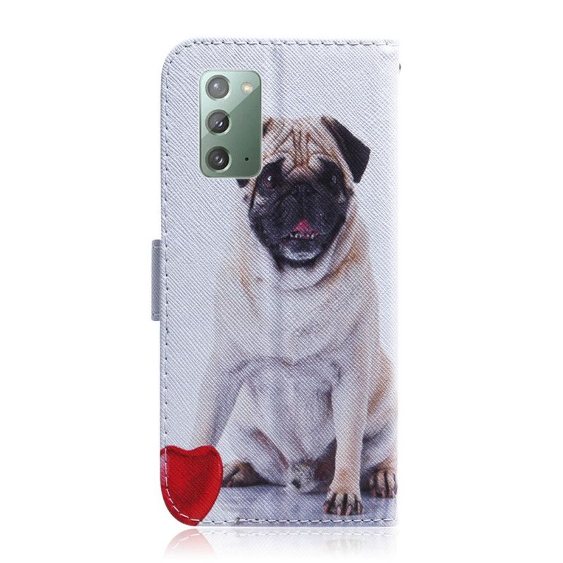 Housse Samsung Galaxy Note 20 Pug Dog