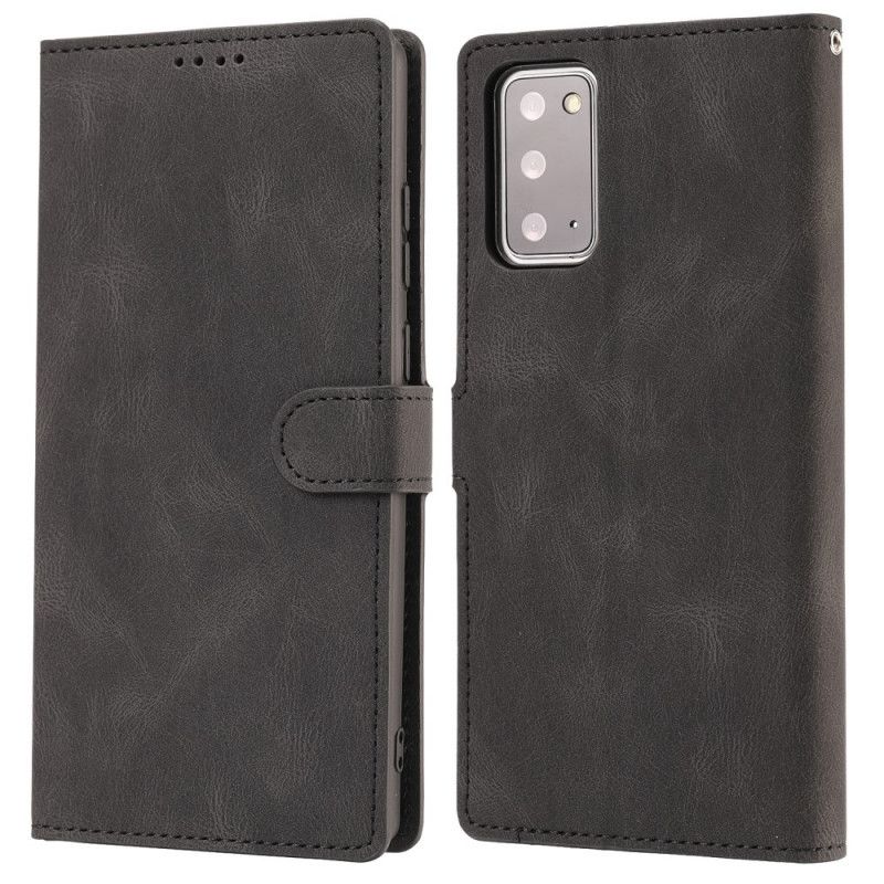 Housse Samsung Galaxy Note 20 Style Cuir Rétro Classique