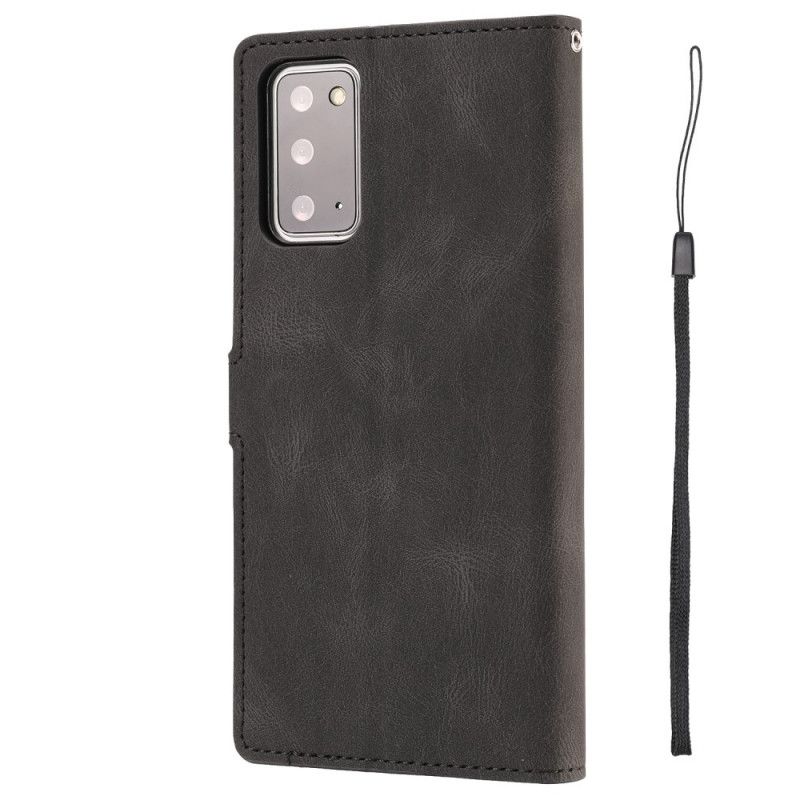 Housse Samsung Galaxy Note 20 Style Cuir Rétro Classique