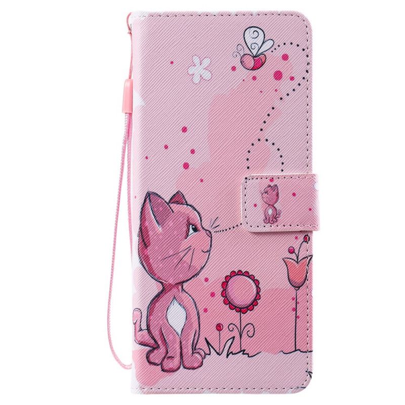 Housse Samsung Galaxy Note 20 Ultra Bébé Chat Rose