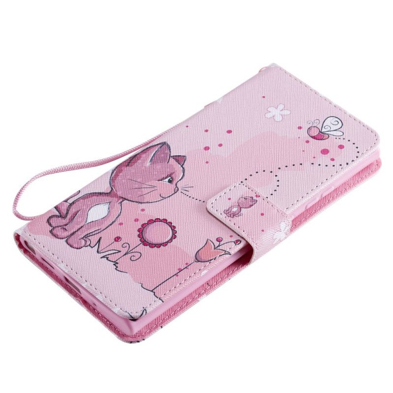 Housse Samsung Galaxy Note 20 Ultra Bébé Chat Rose