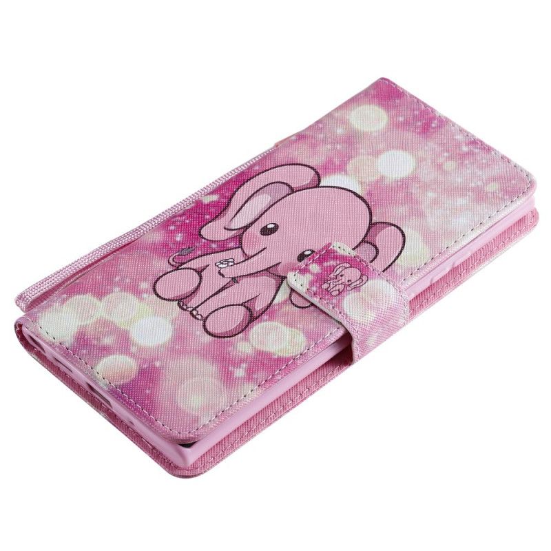 Housse Samsung Galaxy Note 20 Ultra Bébé Éléphant Rose