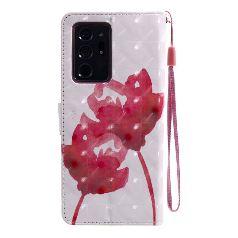 Housse Samsung Galaxy Note 20 Ultra Coquelicots