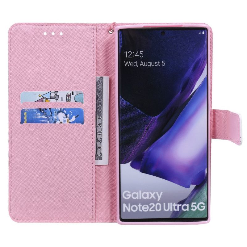 Housse Samsung Galaxy Note 20 Ultra Coquelicots
