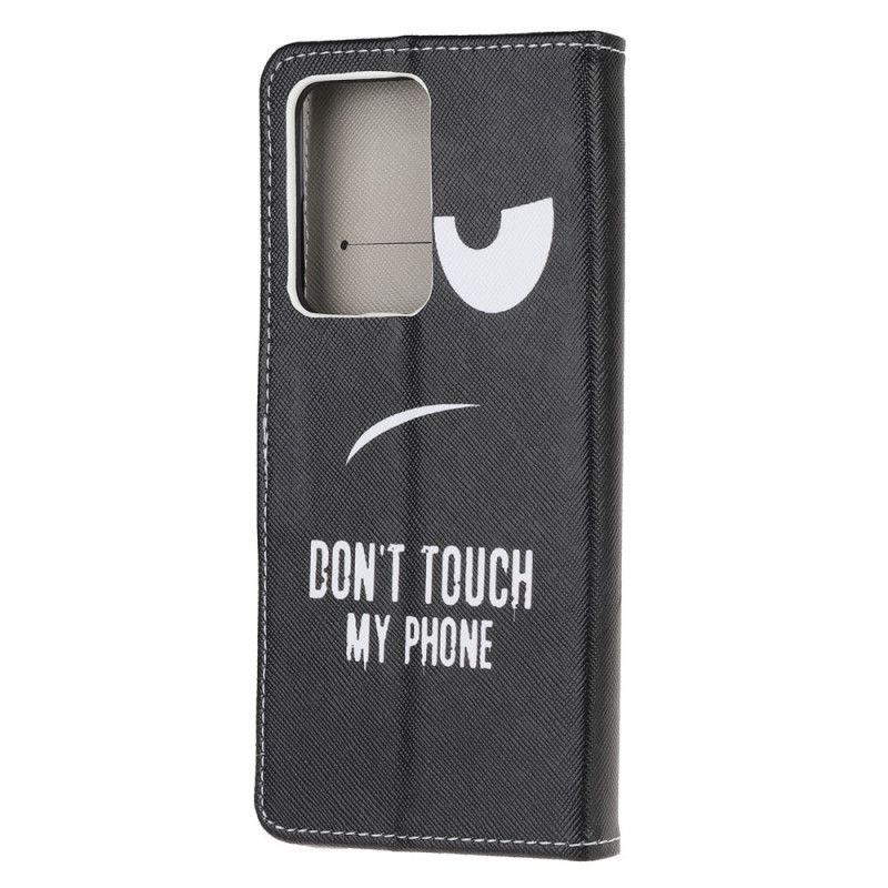 Étui Housse Samsung Galaxy Note 20 Ultra Don't Touch My Phone