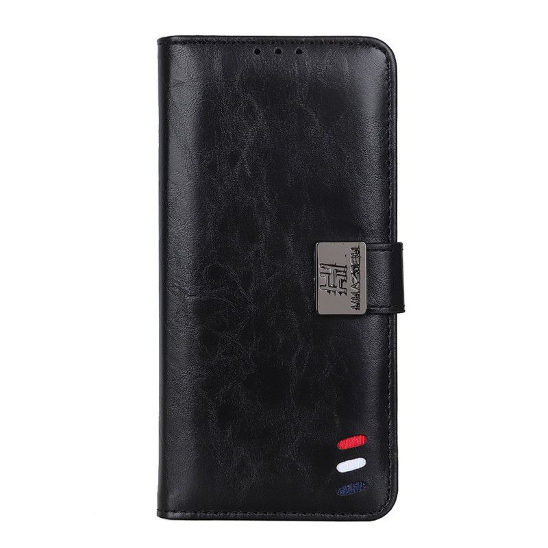 Housse Samsung Galaxy Note 20 Ultra Effet Cuir Vintage Tricolore