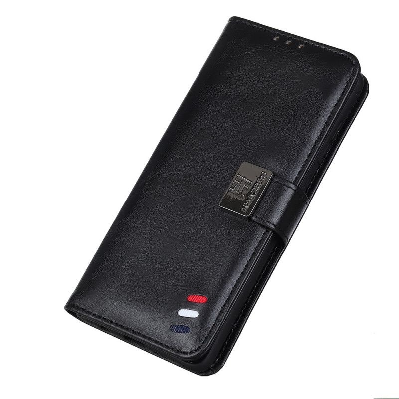 Housse Samsung Galaxy Note 20 Ultra Effet Cuir Vintage Tricolore