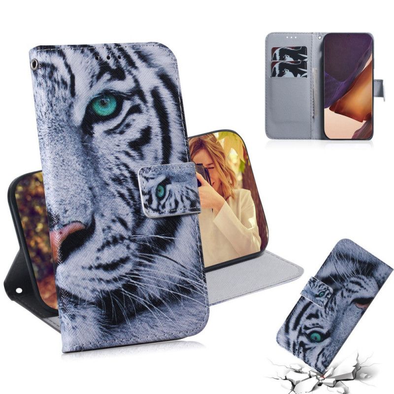 Housse Samsung Galaxy Note 20 Ultra Face De Tigre