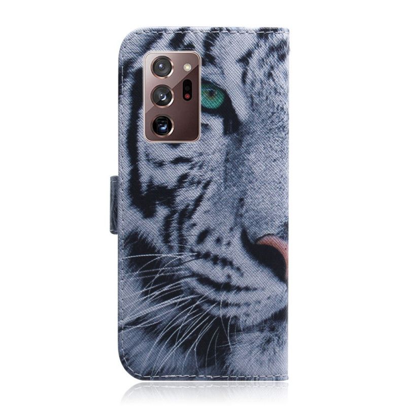 Housse Samsung Galaxy Note 20 Ultra Face De Tigre